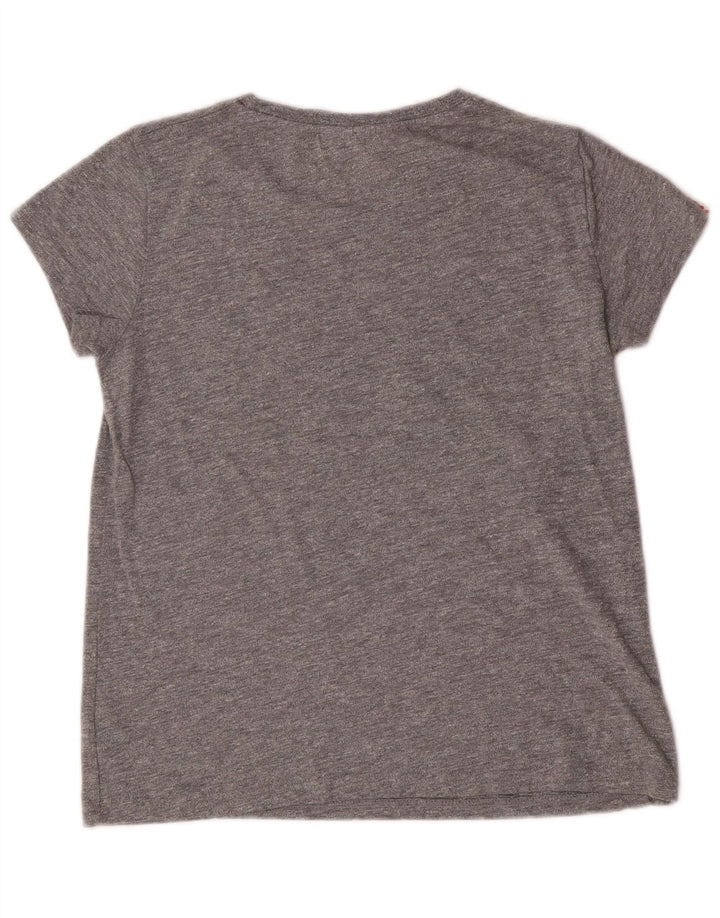 T-shirt grafica regolare da uomo Superdry Top XS in cotone grigio