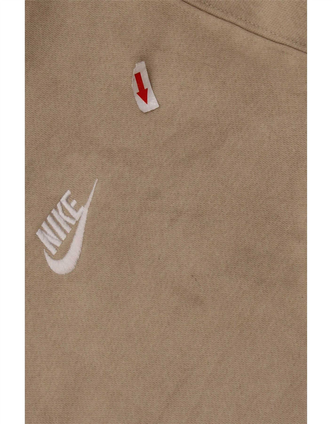 Felpa da uomo Nike Maglione grande in cotone beige