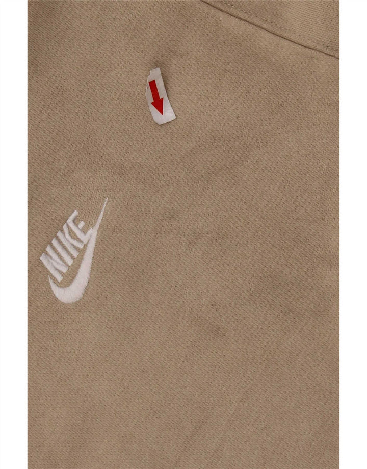 Felpa da uomo Nike Maglione grande in cotone beige