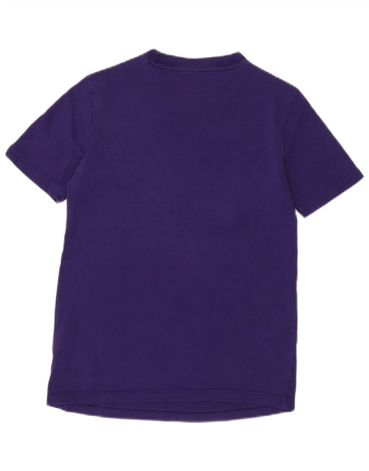T-shirt grafica da donna ADIDAS Top UK 4 XS cotone viola