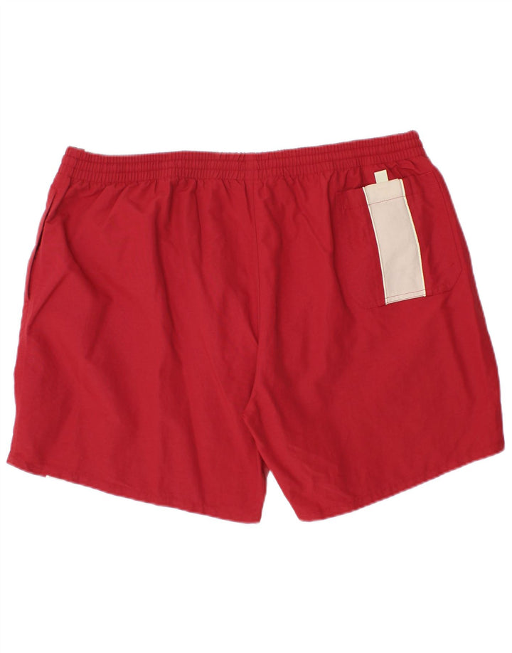 Pantaloncini da bagno da uomo Sergio Tacchini 2XL Rosso Colourblock in poliammide