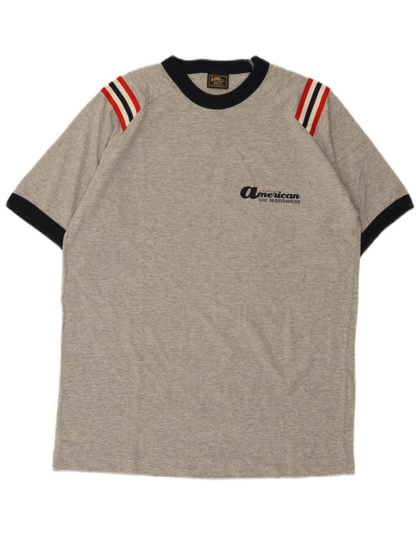 Maglietta da uomo Lee Top in cotone grigio medio