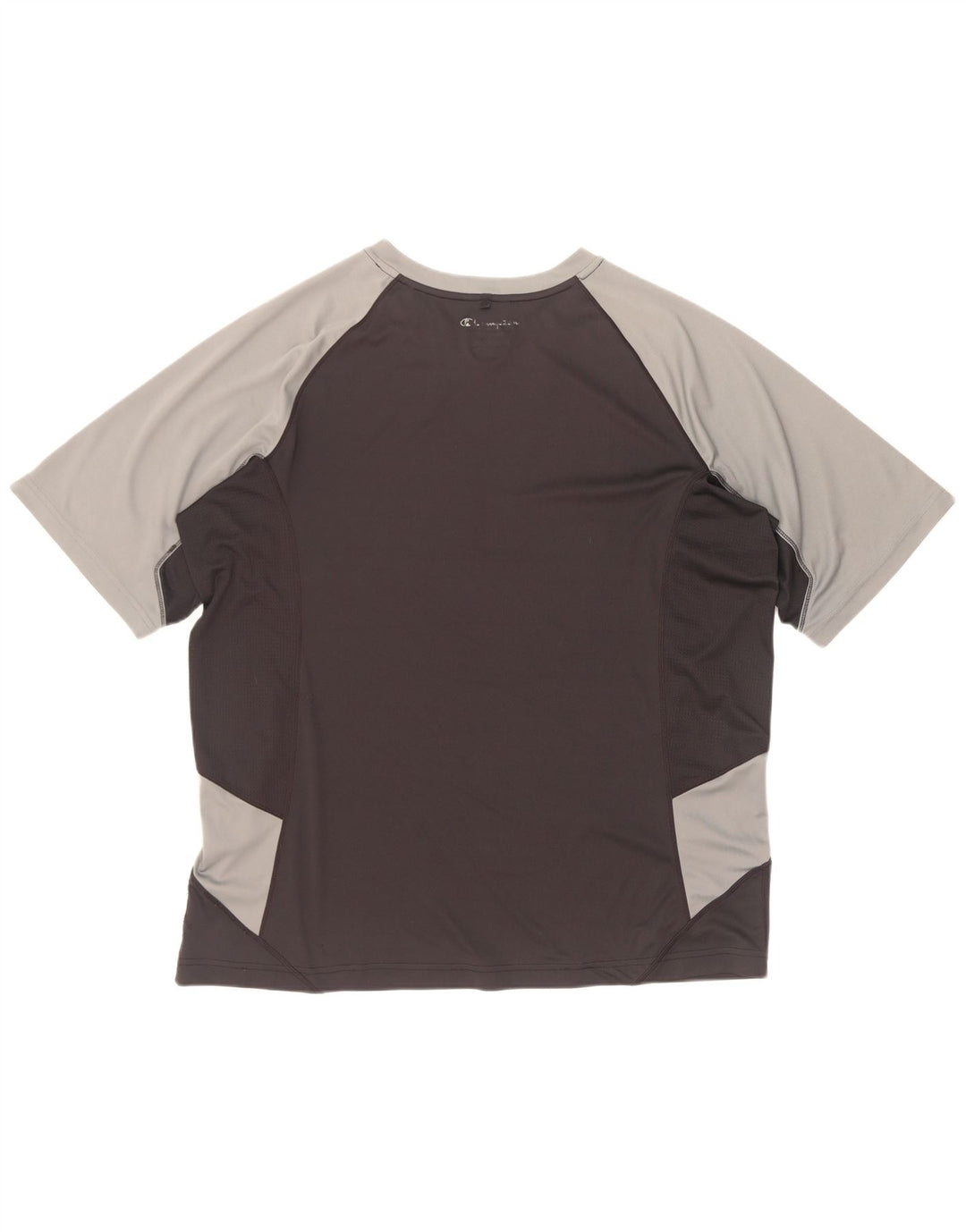 T-shirt da uomo Champion Top XL Poliestere color block nero