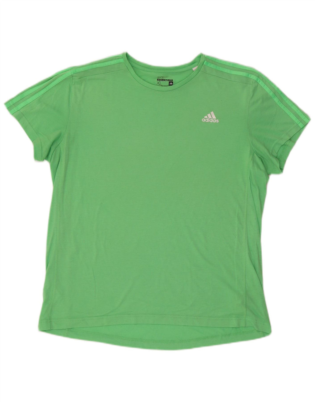 T-shirt Adidas Climalite da uomo Top XL poliestere verde