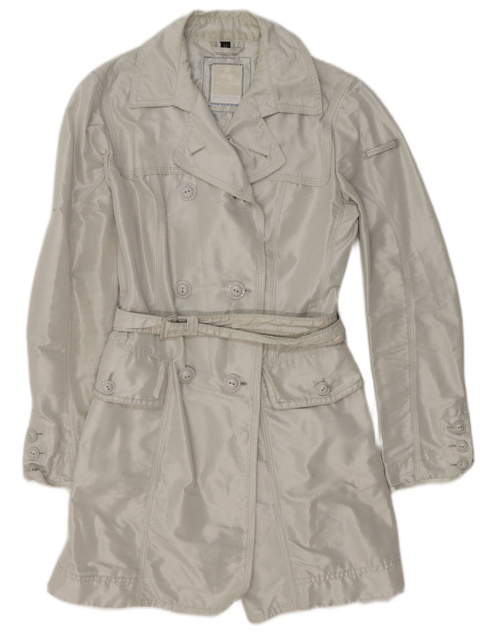 Trench Donna PEUTEREY IT 44 Poliestere Grigio Medio