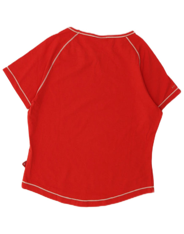 T-shirt da donna INVICTA Top UK 12 rosso medio in cotone