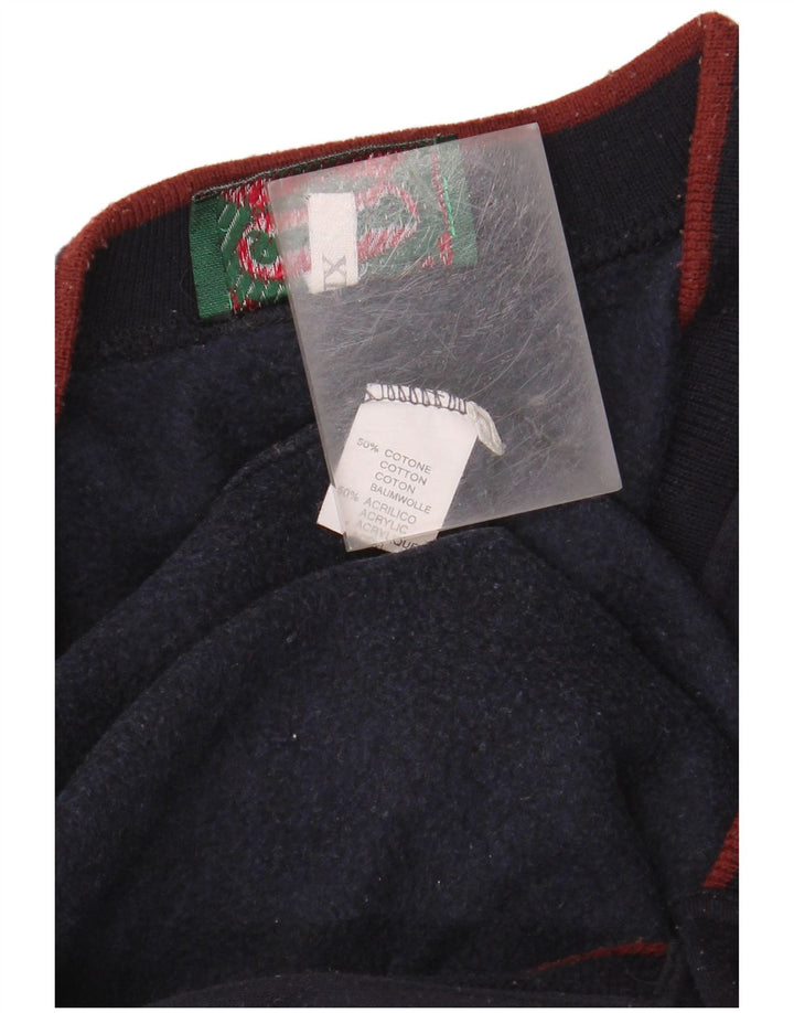 Maglione cardigan da uomo GREAT BAY XL in cotone blu navy