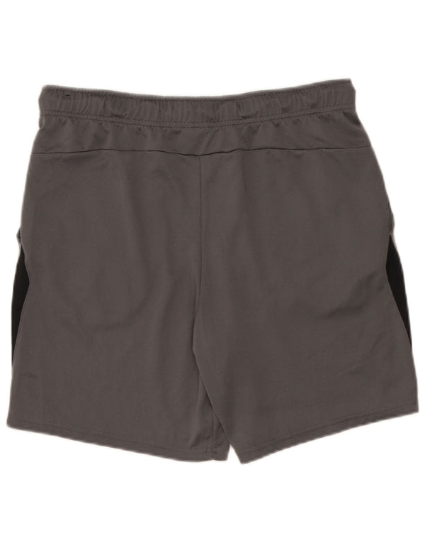 Pantaloncini sportivi Nike Dri Fit Standard da uomo, grandi, in poliestere color block grigio