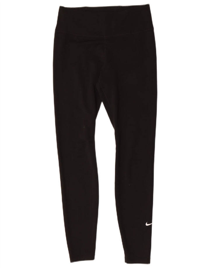 Leggings Nike Dri Fit da donna UK 10 piccoli poliestere nero