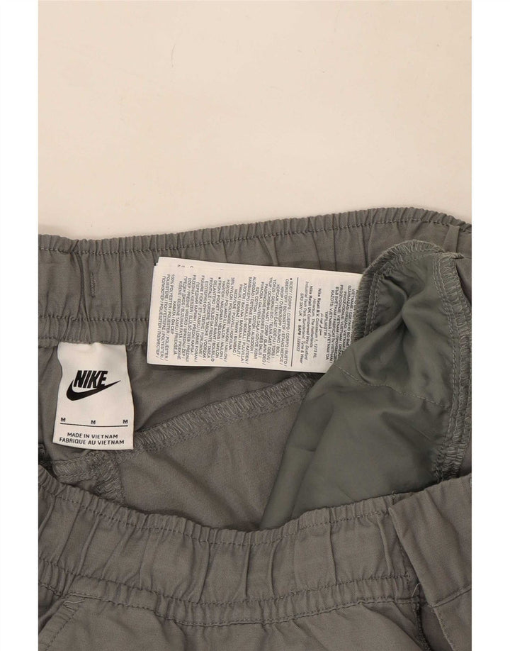 Pantaloni cargo dritti Nike da uomo medi W30 L27 cotone grigio