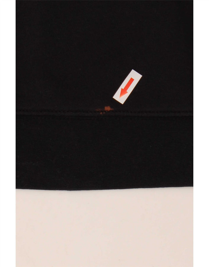 Maglione con cappuccio da golf da uomo Calvin Klein, cotone nero medio