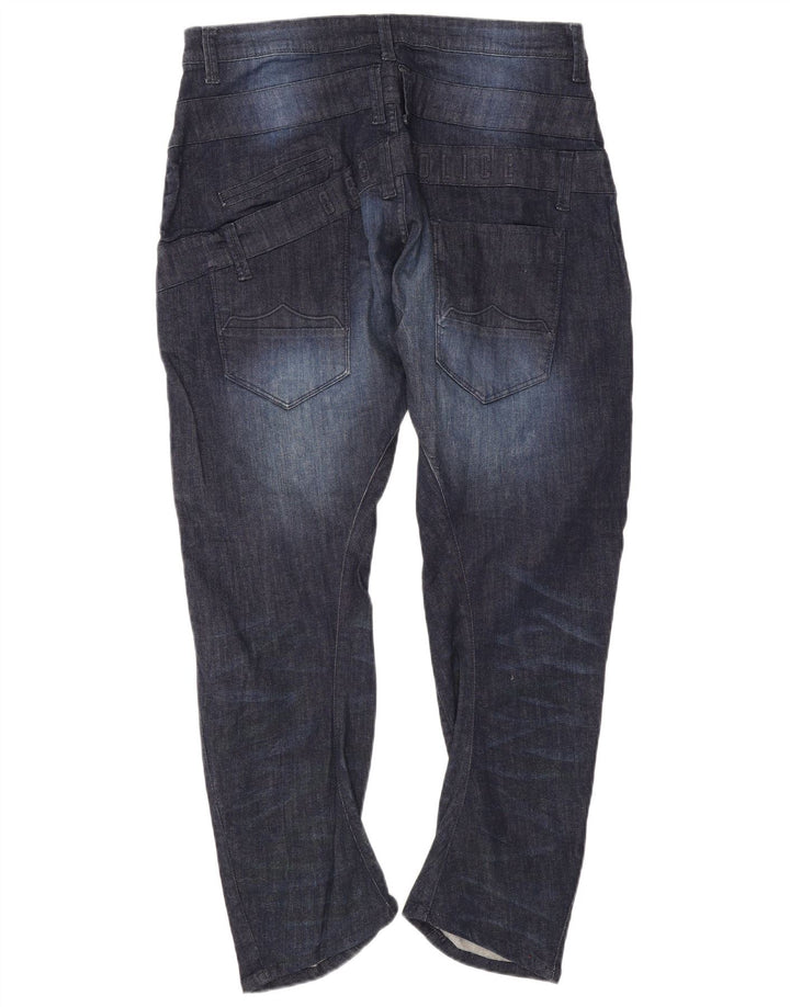 Jeans dritti dalla vestibilità regolare ingegnerizzati da uomo 883 Police W38 L30 Blu Navy