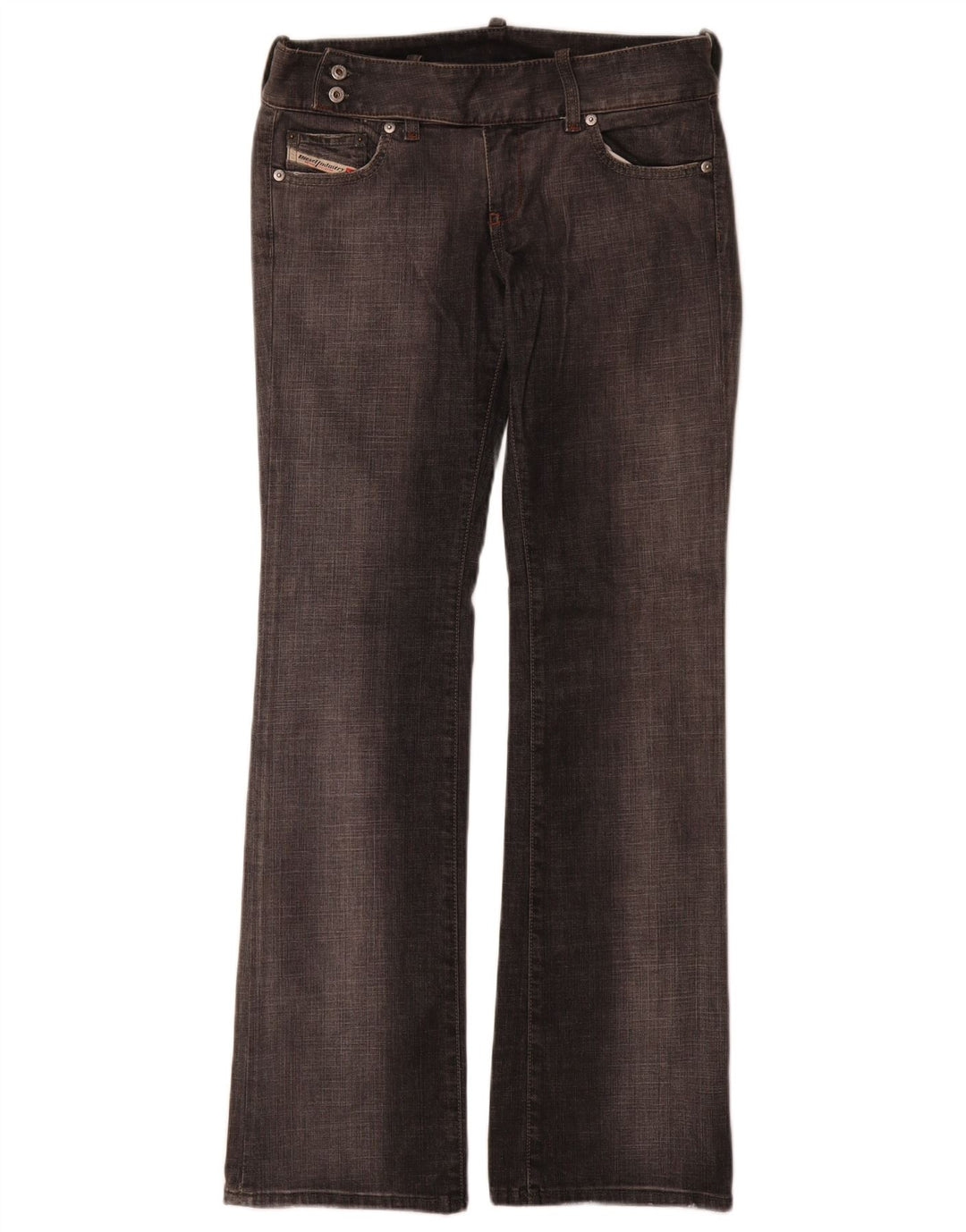 Jeans Bootcut da donna Diesel W28 L32 cotone grigio