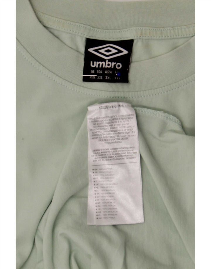 T-shirt da uomo Umbro Top 2XL cotone verde