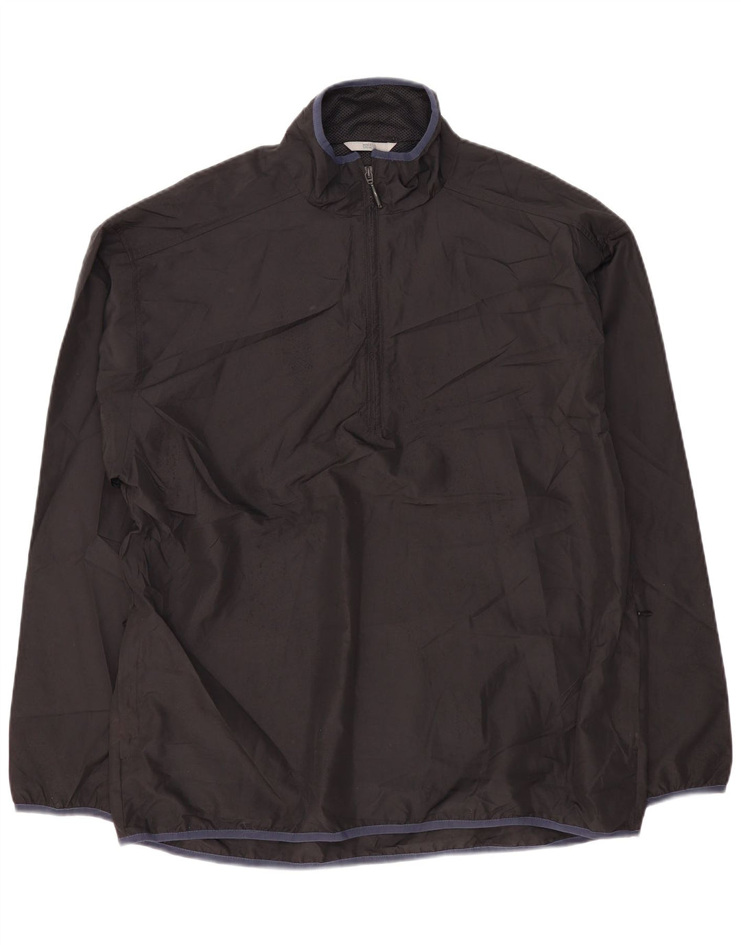 Giacca antipioggia pullover da uomo Marks & Spencer UK 40 grande poliestere nero