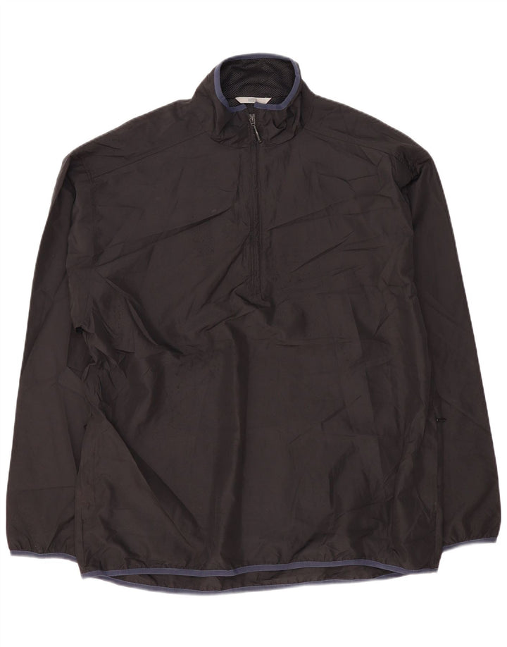 Giacca antipioggia pullover da uomo Marks & Spencer UK 40 grande poliestere nero