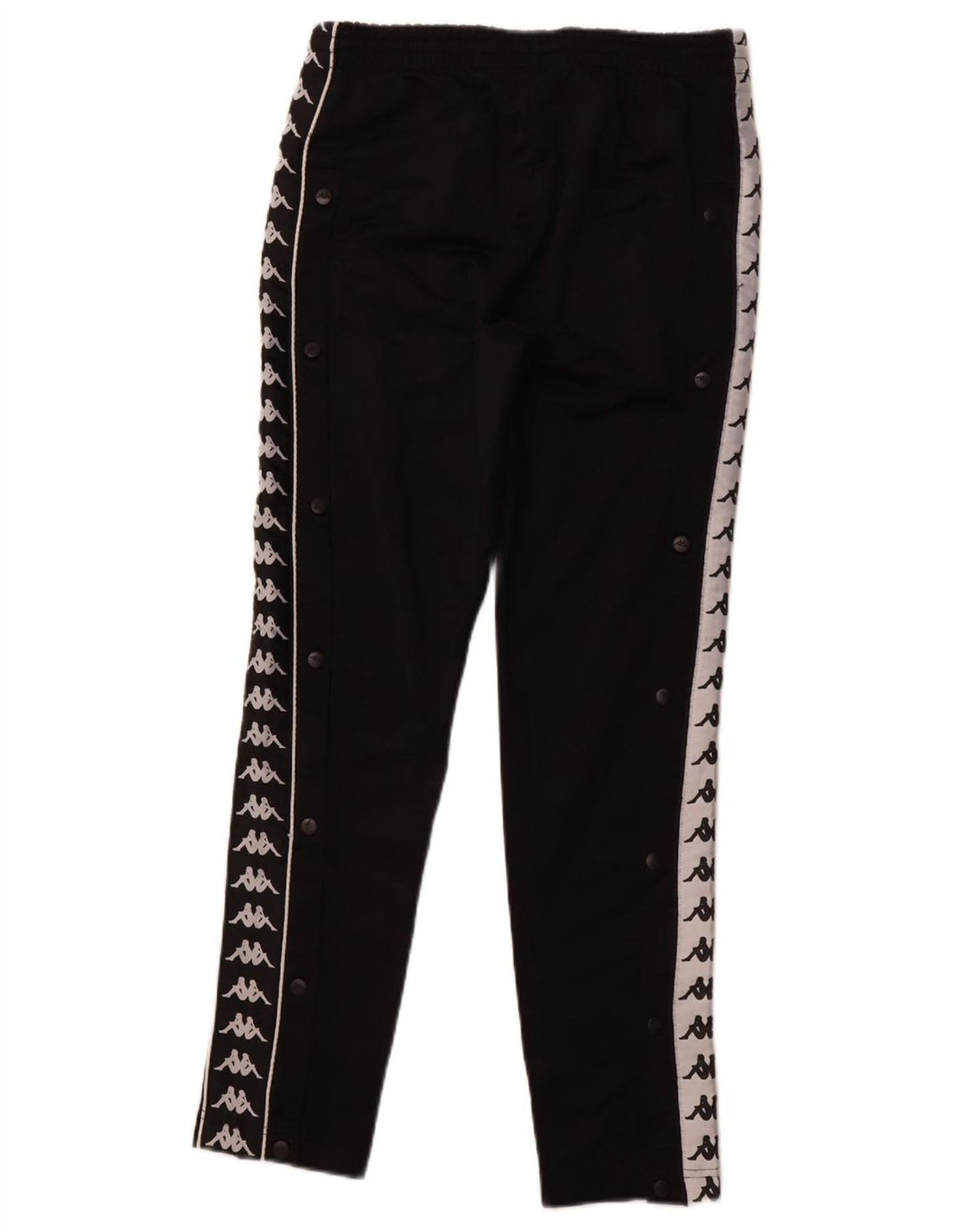 Pantaloni da tuta con grafica da uomo KAPPA Joggers piccoli in poliestere nero