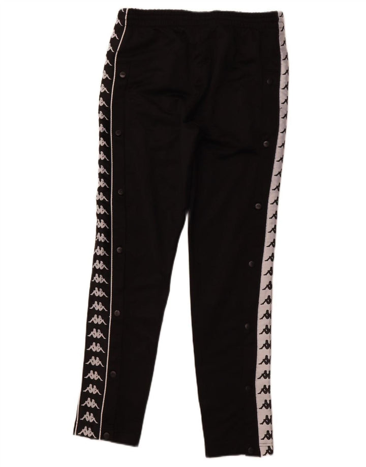 Pantaloni da tuta con grafica da uomo KAPPA Joggers piccoli in poliestere nero