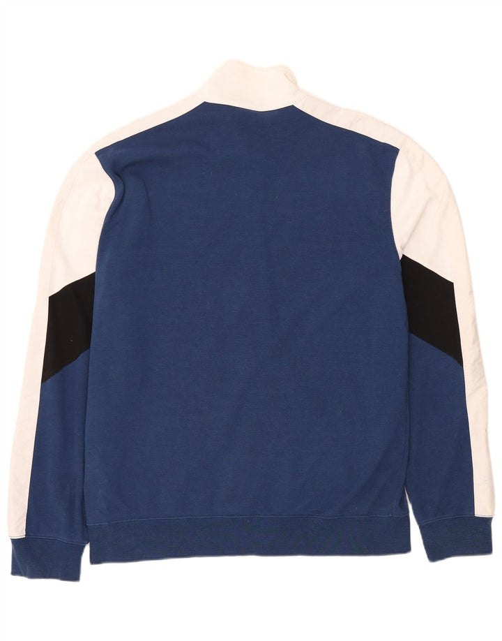 Giacca da tuta da uomo CHAMPION XL in cotone color block blu