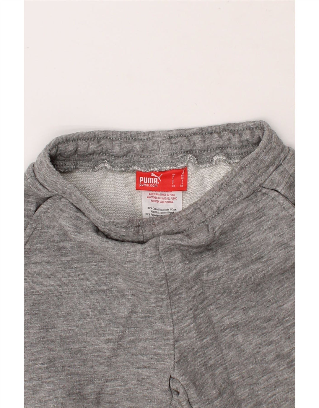 PUMA Baby Boys Tracksuit Trousers 3-6 Months Grey Cotton Vintage Puma and Second-Hand Puma from Messina Hembry 