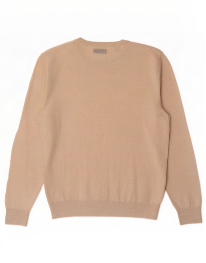 Gant Uomo Maglione Girocollo Maglione Grande Lino Beige