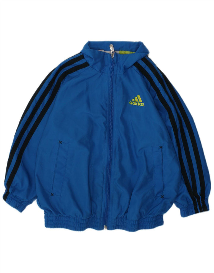 ADIDAS Giacca da tuta da bambino per neonato 18-24 mesi in poliestere blu