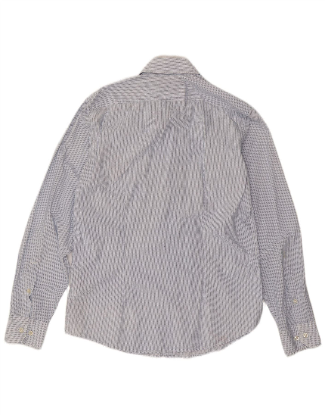 Camicia Uomo Gas Large Cotone Maculato Blu