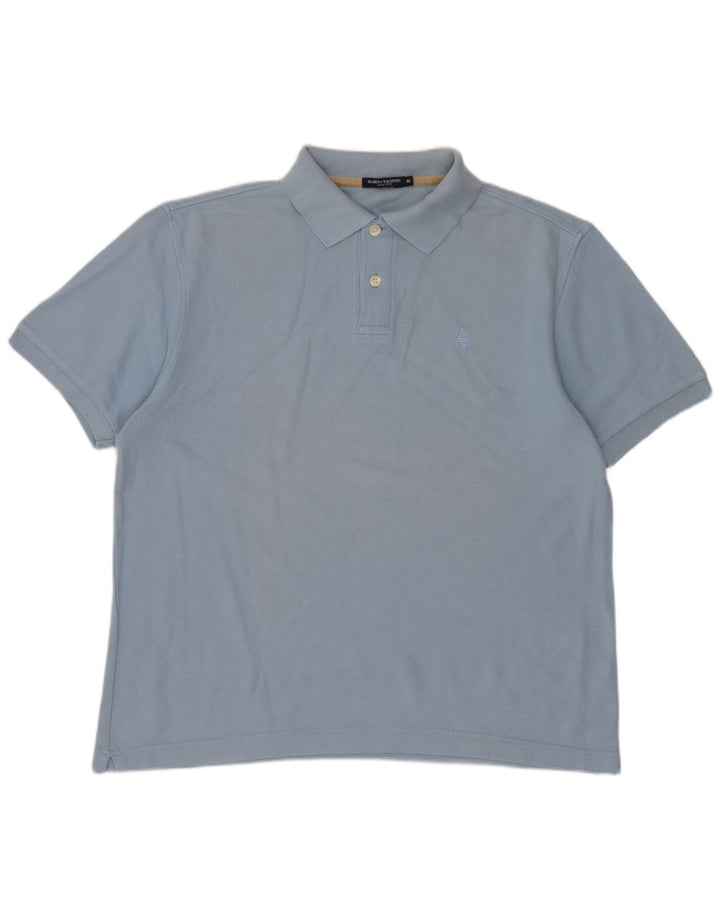 MARINA YACHTING Polo Uomo Blu Medio Cotone
