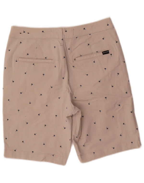Pantaloncini chino regolari da uomo Hollister W26 piccoli in cotone floreale beige