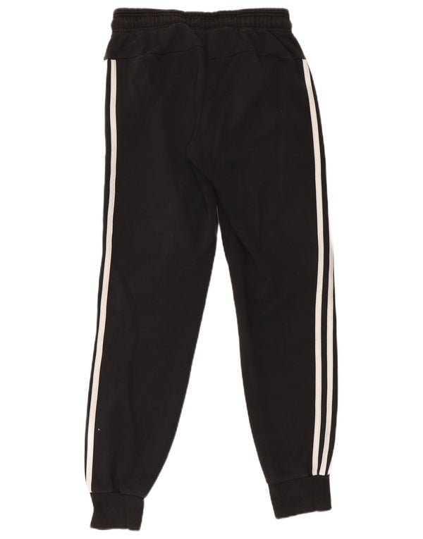 Adidas Womens Tracksuit Trousers Joggers UK 8/10 Small Black Cotton