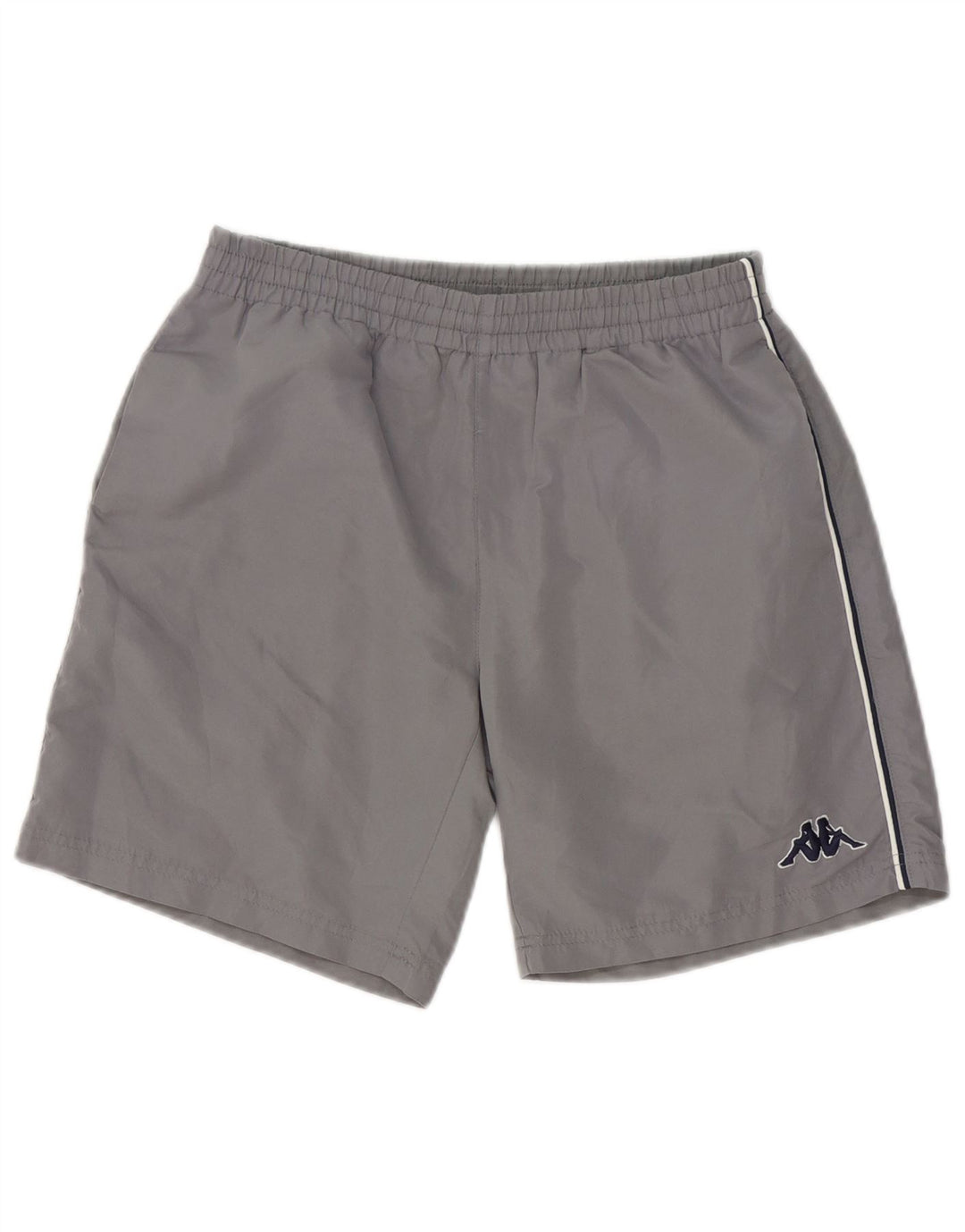Pantaloncini sportivi da uomo Kappa Small in poliestere grigio