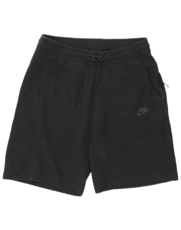 Pantaloncini sportivi Nike da uomo, cotone medio nero