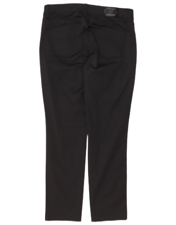 Pantaloni Casual Donna Slim Fit Trussardi W31 L29 Poliestere Nero