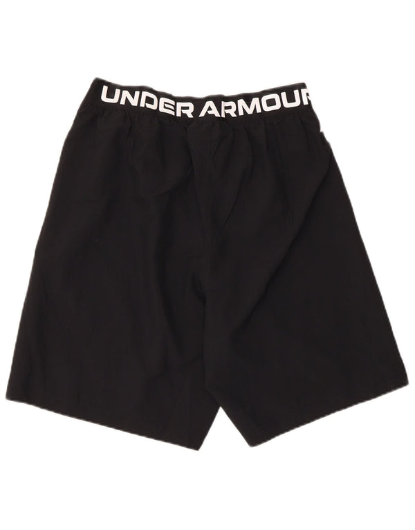 Pantaloncini sportivi da uomo Under Armour medio nero poliestere