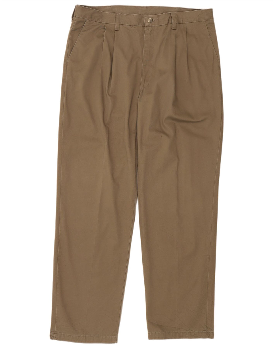 Pantaloni chino da uomo WRANGLER W38 L32 in cotone beige