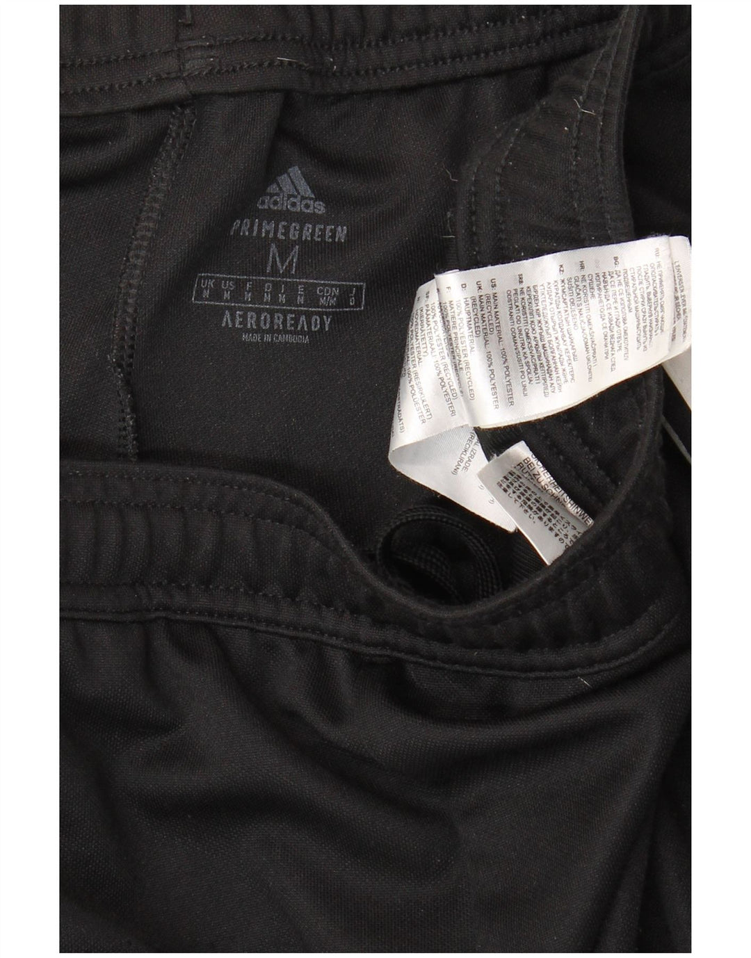 Pantaloni da tuta Adidas Aeroready da uomo in poliestere nero medio