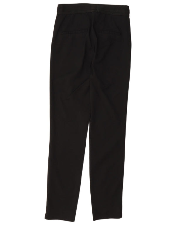 Pantaloni Capri slim fit da donna Zara piccoli W26 L22 cotone nero