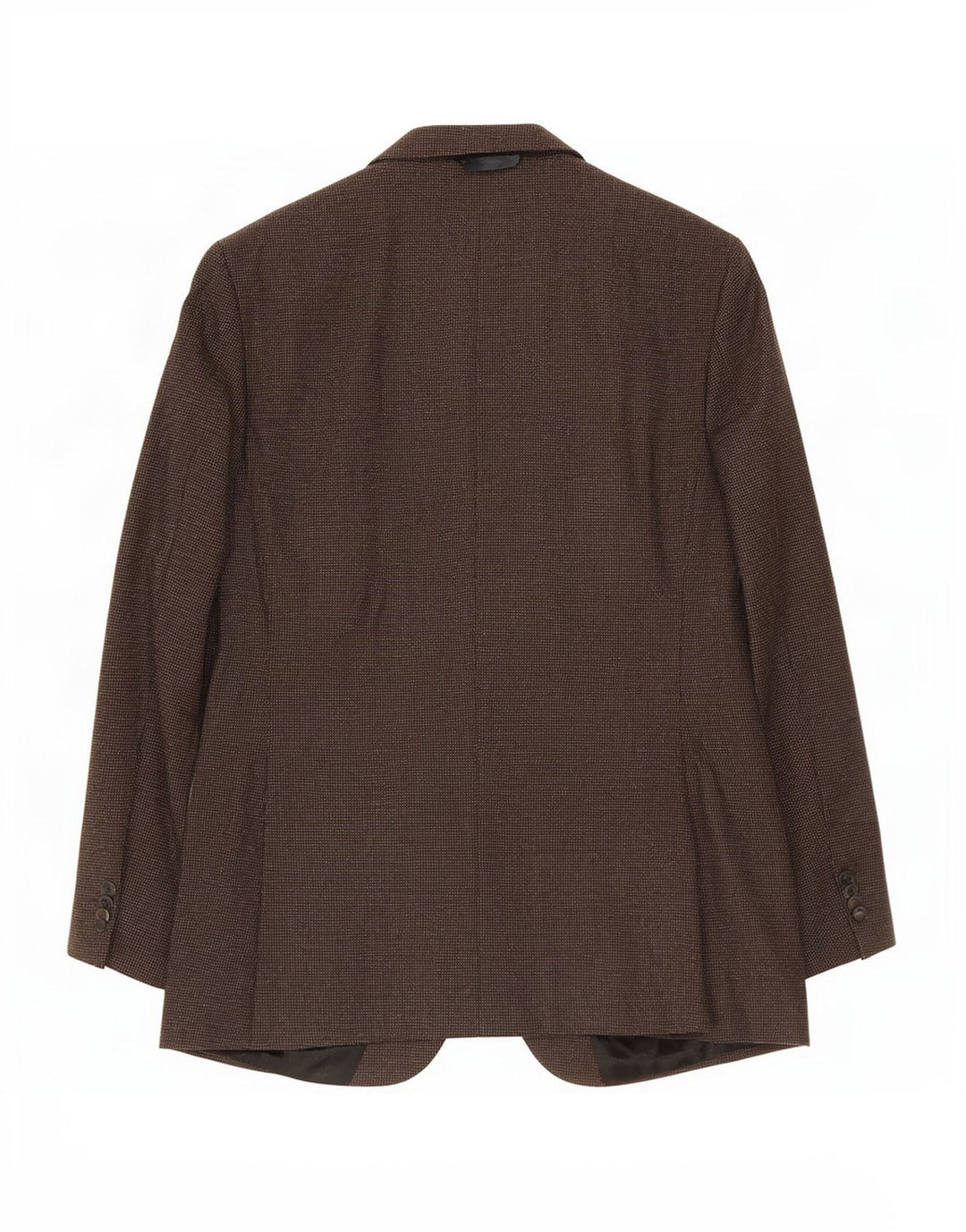 Hugo Boss Giacca blazer a 2 bottoni da uomo US 44 2XL Lana maculata marrone
