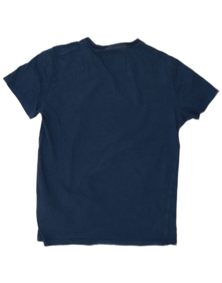 T-shirt da uomo Superdry Top in cotone blu navy medio