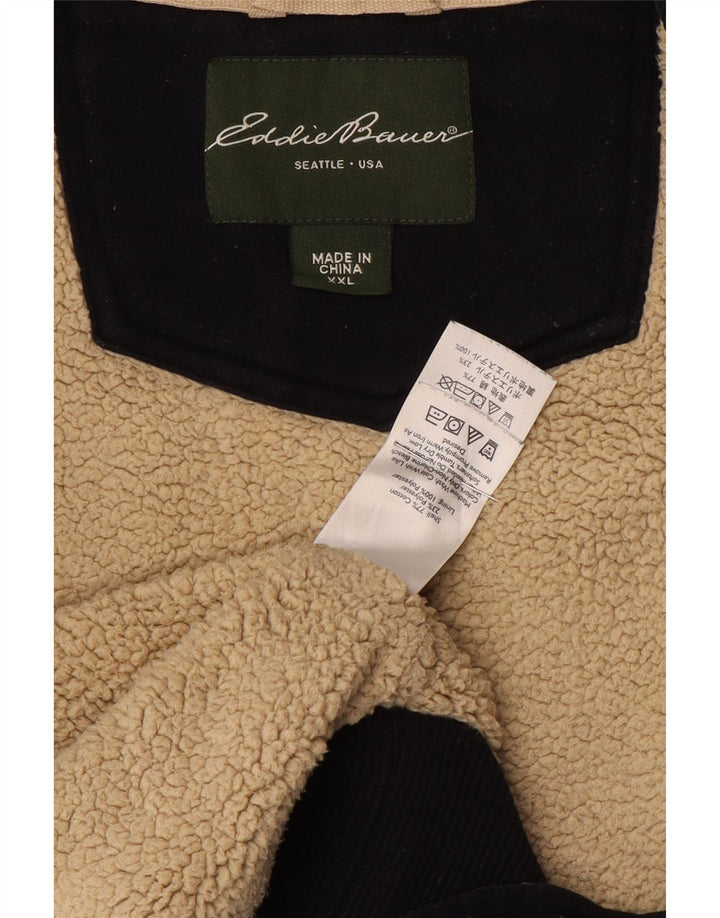 Giacca da tuta da uomo Eddie Bauer 2XL in cotone blu navy
