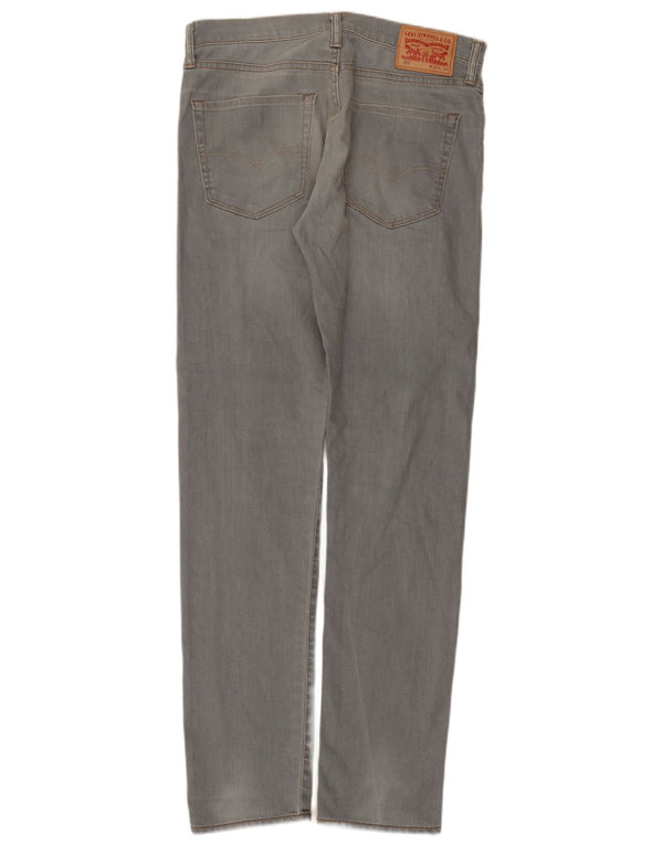 Levi's Uomo 508 Jeans affusolati W31 L34 Cotone grigio
