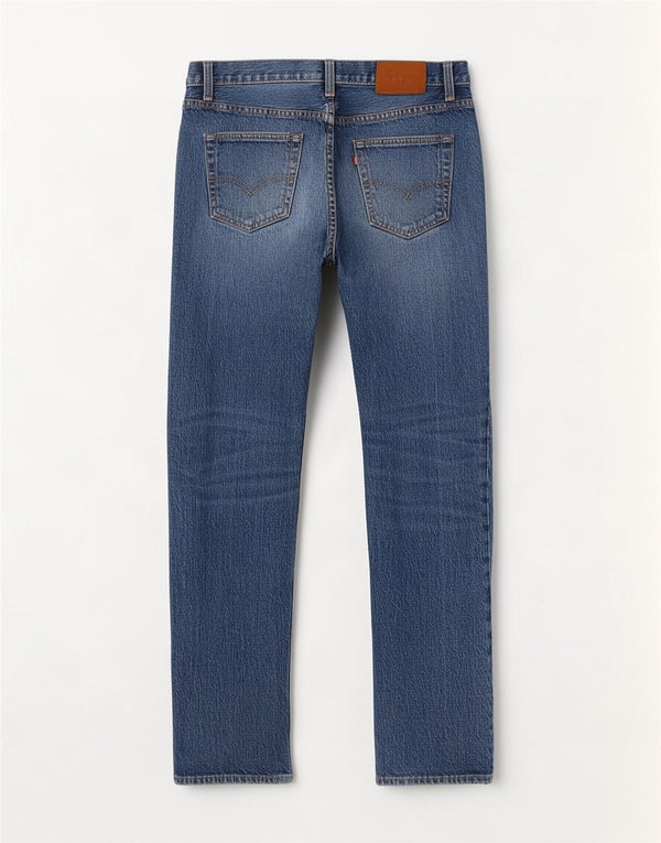 Levi's Mens Straight Jeans W30 L34 Blue Cotton
