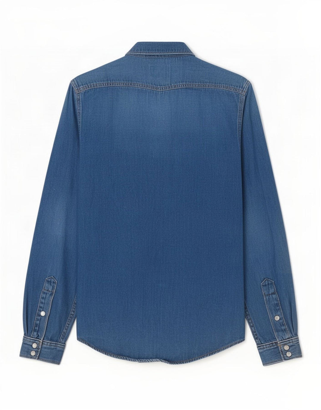 PEPE Jeans Camicia Denim Bambino 15-16 Anni Cotone Blu