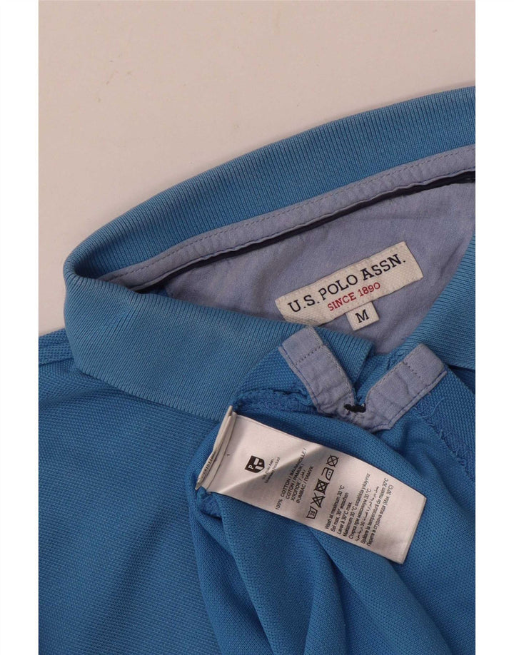 Polo Assn. Polo da uomo in cotone blu medio