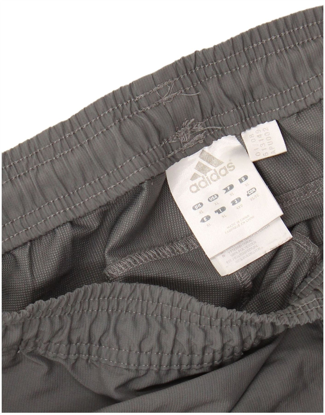 Pantaloncini sportivi Bermuda da uomo ADIDAS XL grigio poliestere
