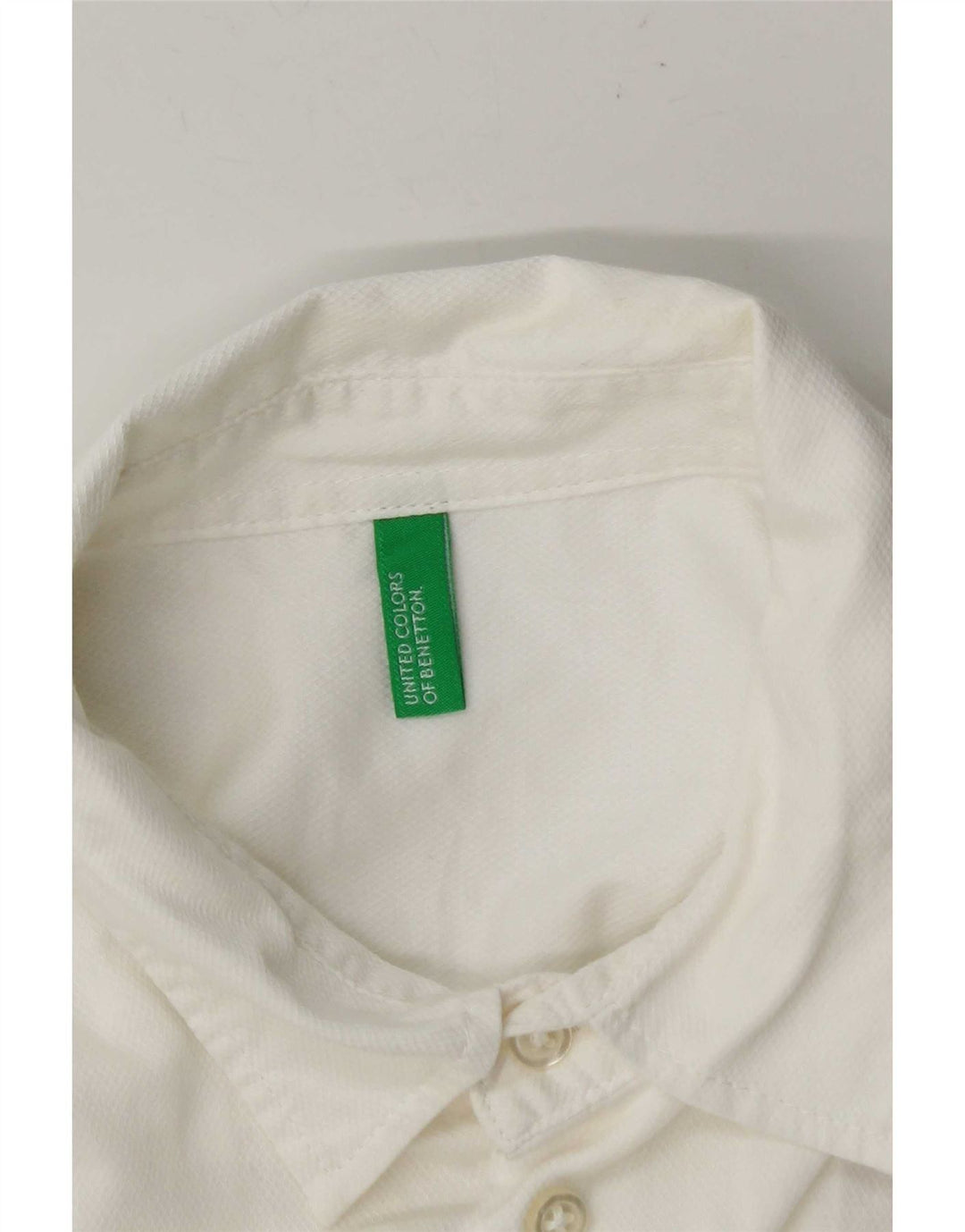 Camicia Benetton Uomo Piccola Bianca