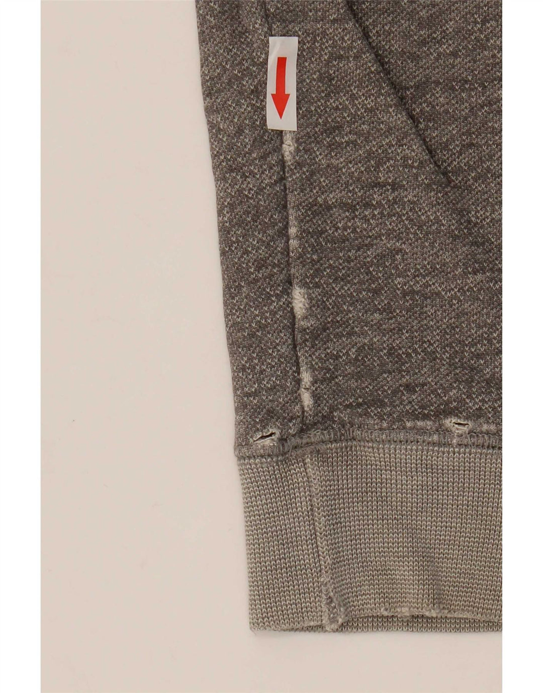 Felpa da donna Jack Wills UK 12 Cotone screziato grigio medio