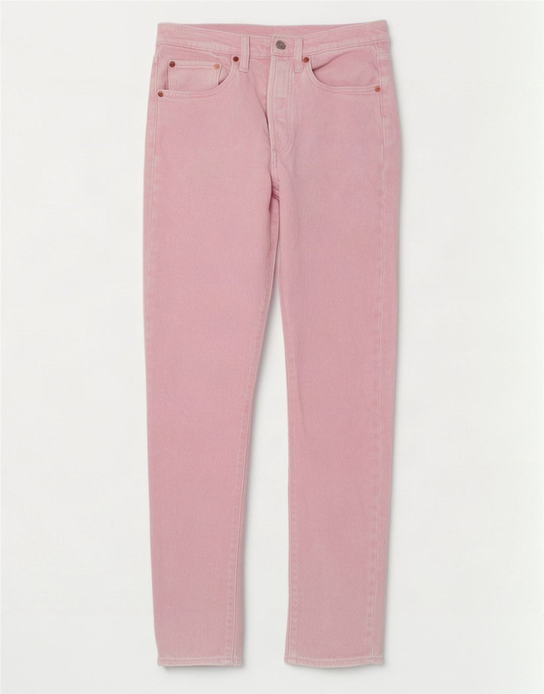 Jeans dritti Levi's 501 da donna piccoli W27 L29 rosa