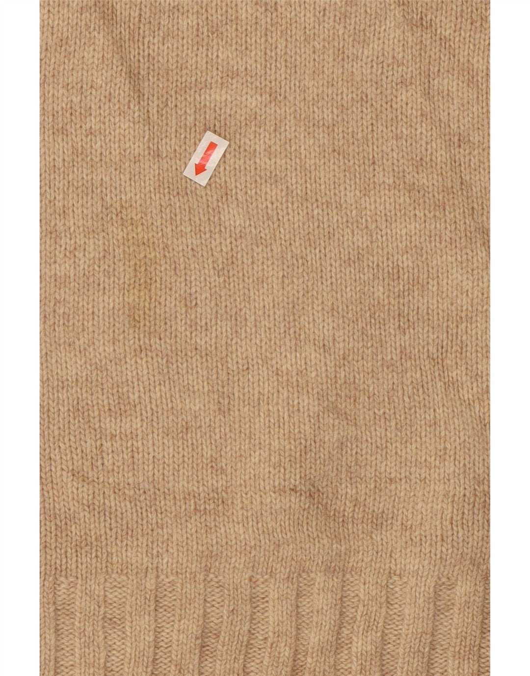 Maglione da uomo con scollo a V Levi's in lana beige medio