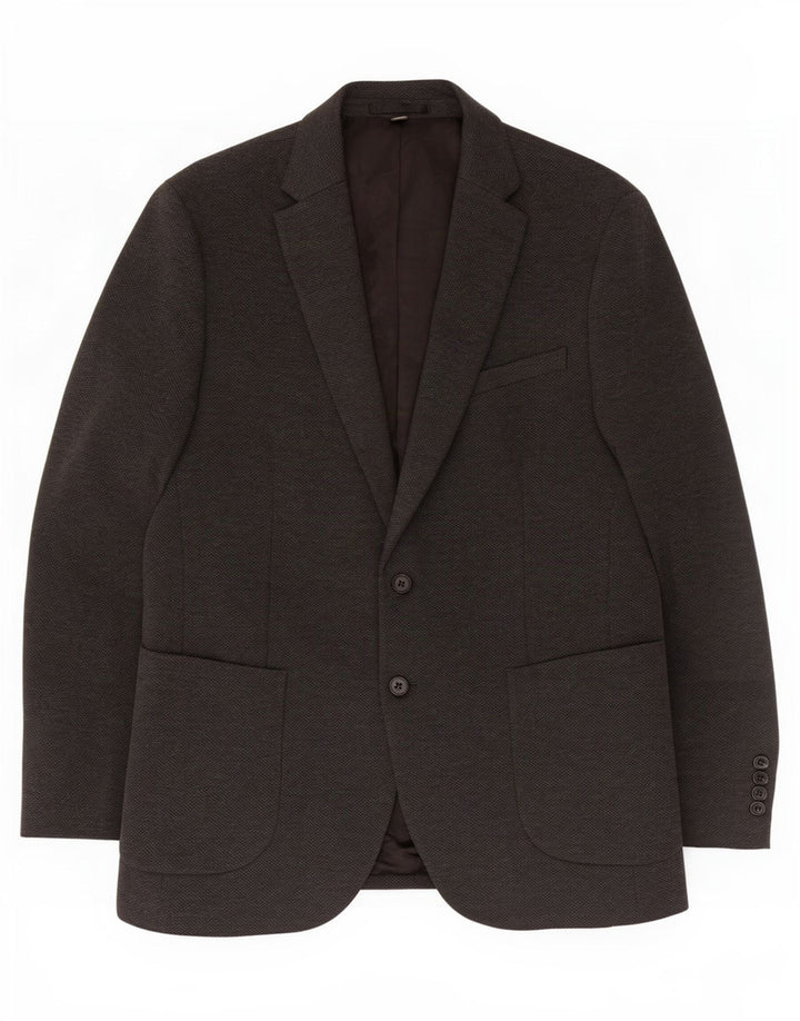 Giacca blazer a 2 bottoni Marks & Spencer da uomo UK 42 grande grigia